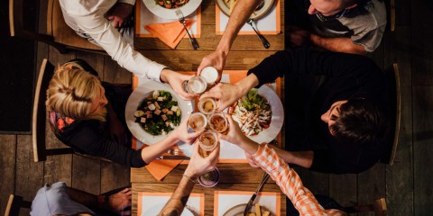People Eating Dinner